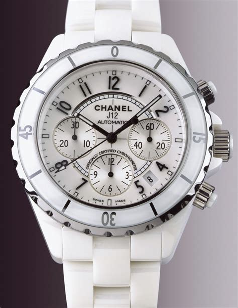 white chanel watch j12|chanel j12 watch price list.